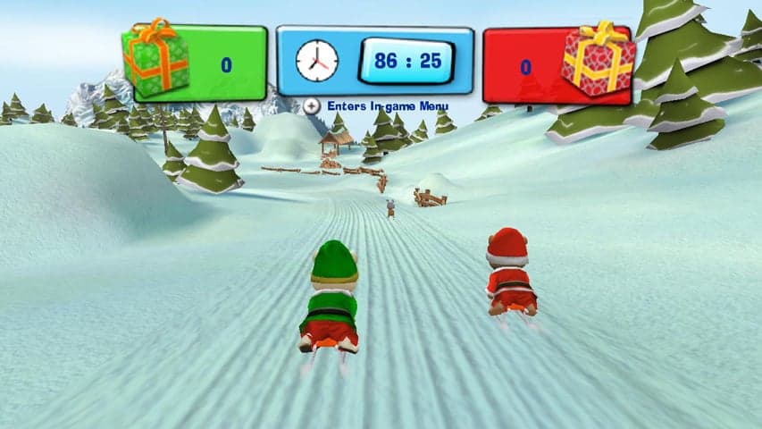 Hubert The Teddy Bear - Winter Games — screenshot