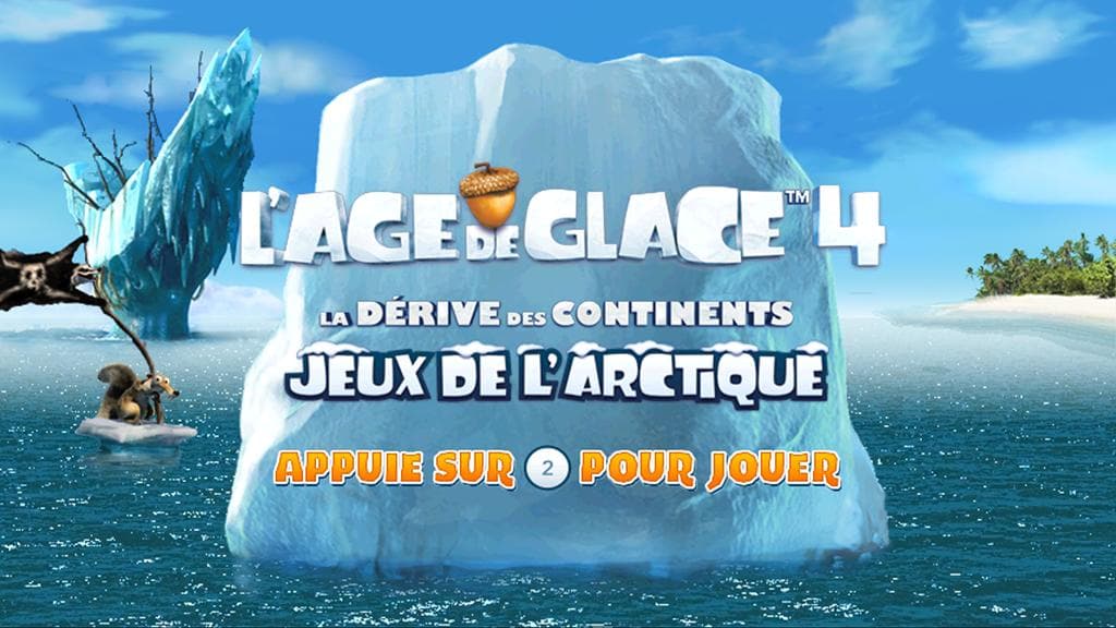 Ice Age 4 - Continental Drift - Artic Games — écran titre
