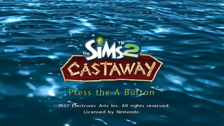 Sims 2 - Castaway, The — écran titre