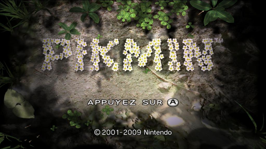 Pikmin — écran titre