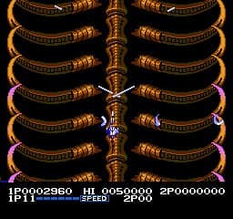Salamander (MSX) — screenshot