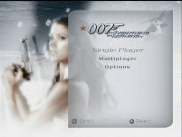 007 - Everything Or Nothing — écran titre
