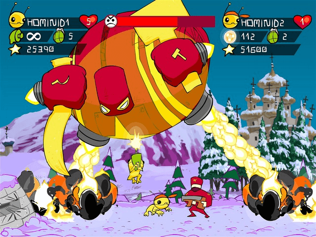 Alien Hominid — screenshot