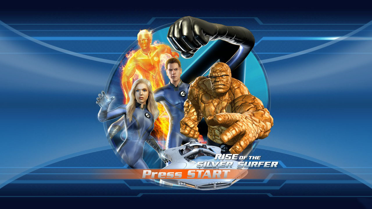 Fantastic Four: Rise of the Silver Surfer — écran titre