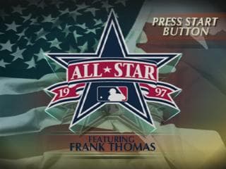 All-Star Baseball '97 Featuring Frank Thomas — écran titre