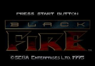 Black Fire — écran titre