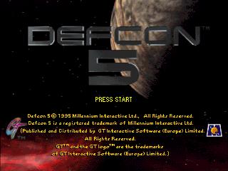 Defcon 5 — écran titre
