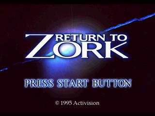 Return to Zork — écran titre