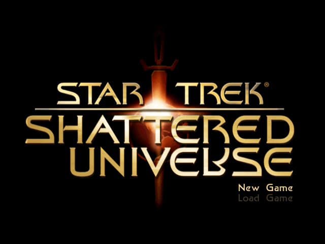Star Trek - Shattered Universe — écran titre