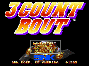 3 Count Bout — écran titre