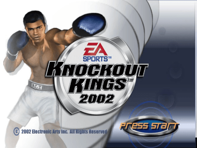 Knockout Kings 2002 — écran titre