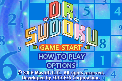Dr. Sudoku — écran titre