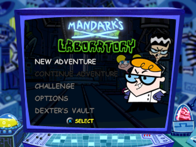 Dexter's Laboratory - Mandark's Lab ? — écran titre
