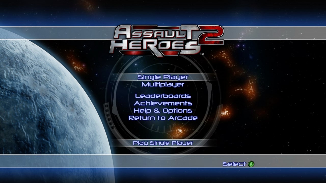 Assault Heroes 2 — écran titre