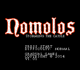Nomolos - Storming the CATsle — écran titre