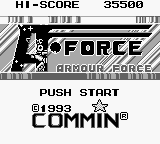 A-force — écran titre