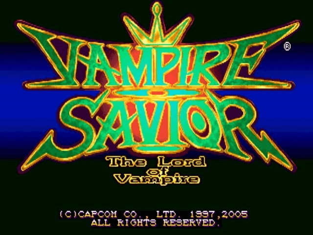 Vampire - Darkstalkers Collection — écran titre