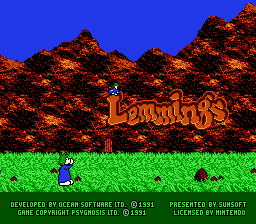 Lemmings — écran titre