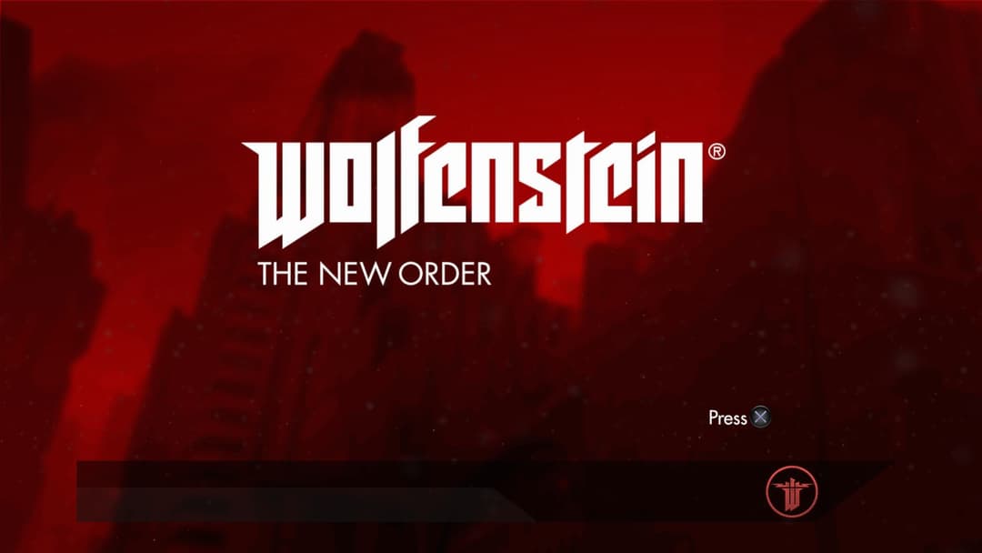 Wolfenstein - The New Order — écran titre