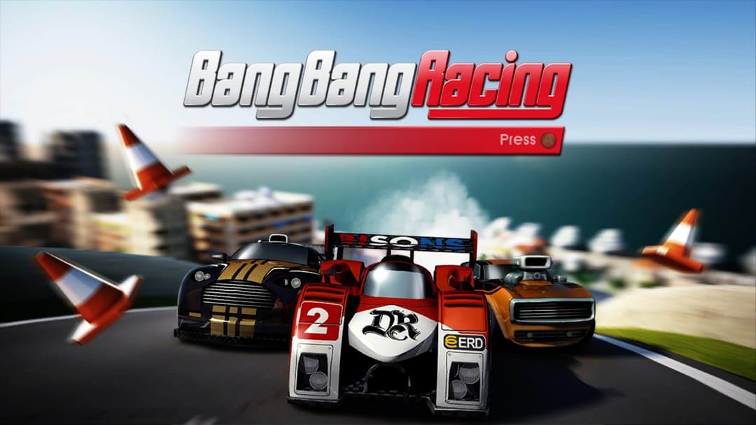 Bang Bang Racing — écran titre