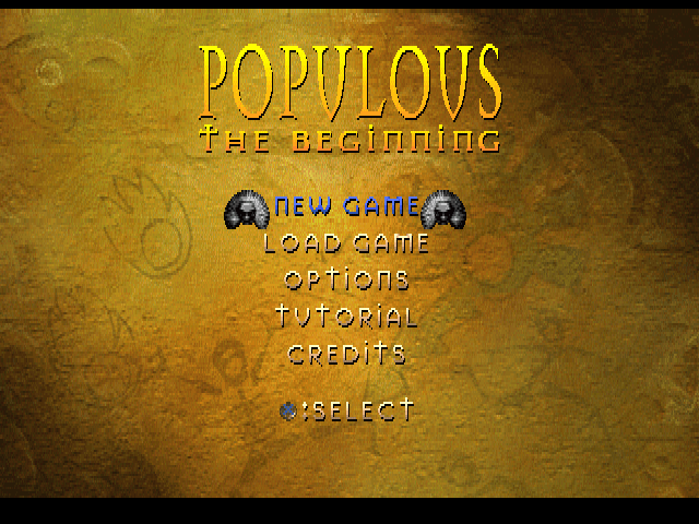 Populous - The Beginning — écran titre