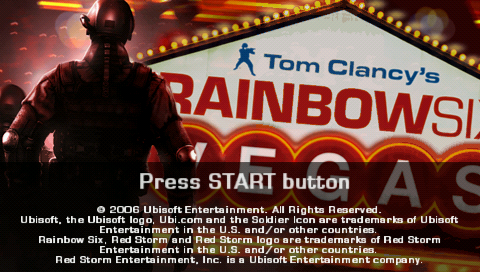 Rainbow Six Vegas — écran titre