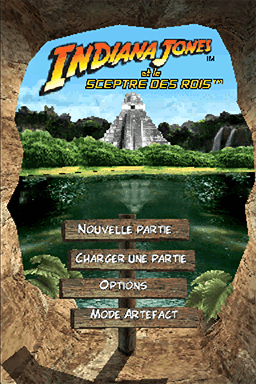 Indiana Jones Et Le Sceptre Des Rois — écran titre