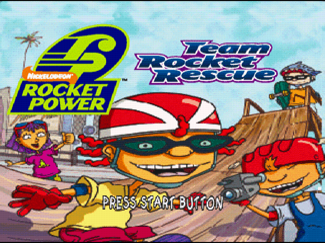 Rocket Power - Team Rocket Rescue — écran titre